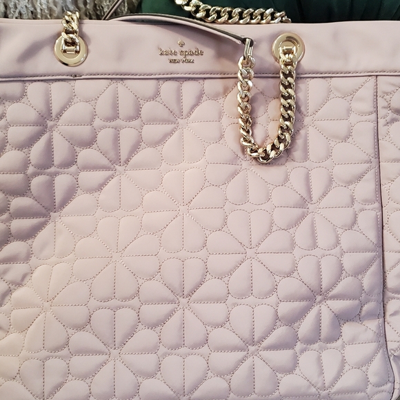 Kate Spade Flower Quilted Fabric XL Tote - Picture 2 of 8